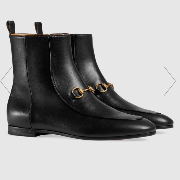 Gucci - Jordaan Leather Bootie - Picture 3 of 7